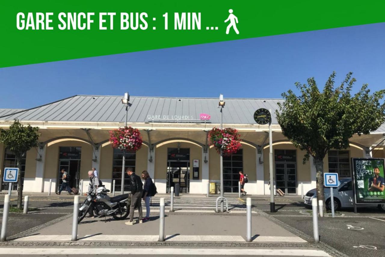 Loc Trotteur Le Pivoine Studio Grand Confort, Gare Sncf De Lourdes Exterior photo